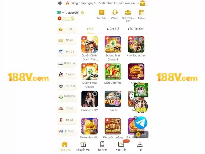 188v – Trải Nghiệm Cá Cược Slot Đỉnh Cao Không Lo Bị Chặn 2026
